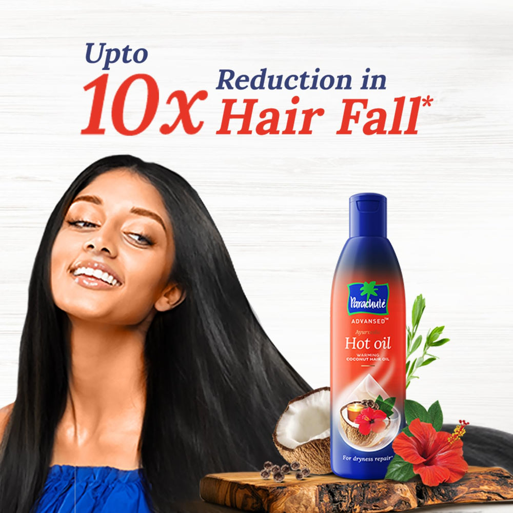 Parachute Advansed scalp massage in use promoting relaxation and circulation