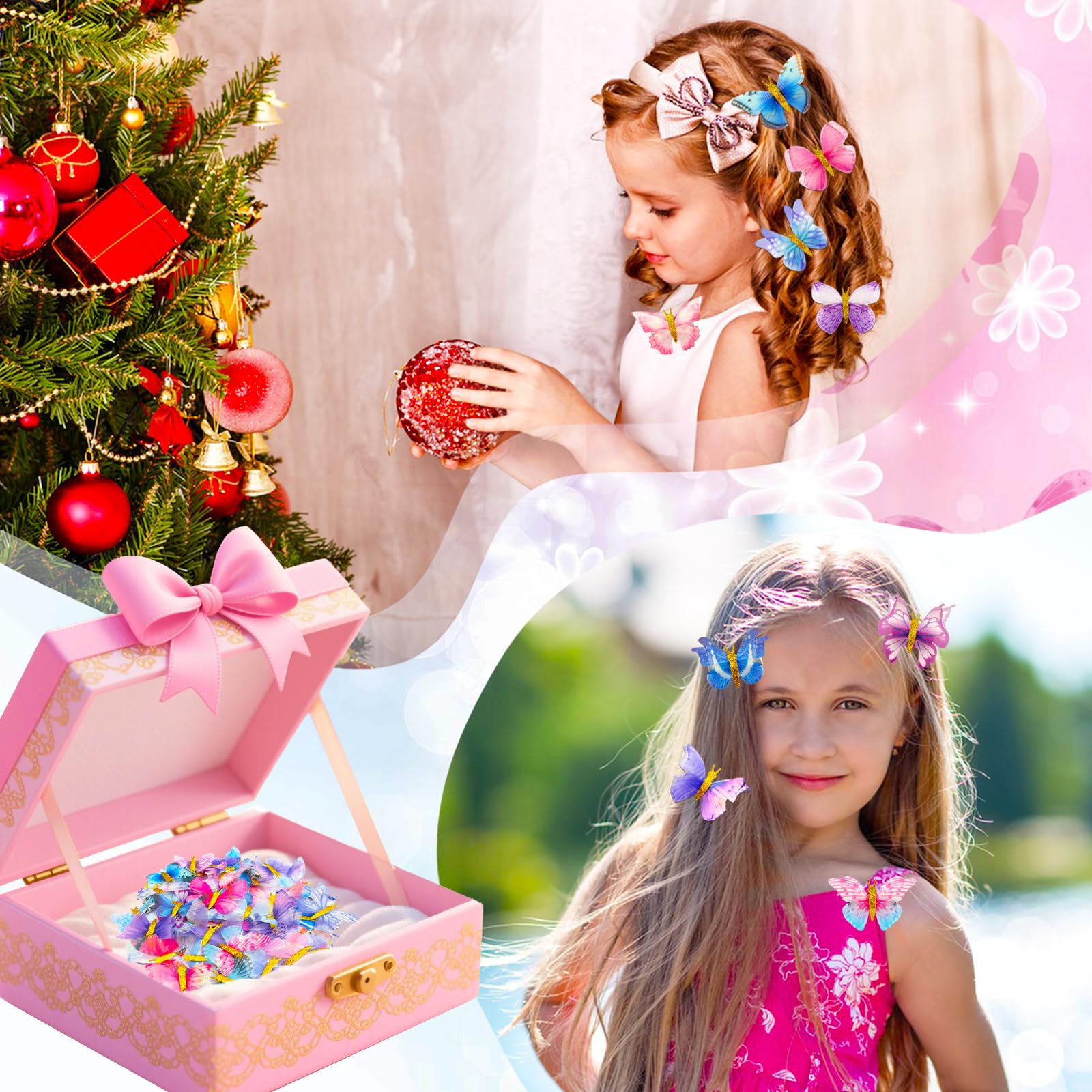 Paradi star festival hairstyle with multiple clips, creates eye-catching looks