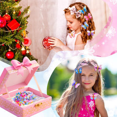 Paradi star festival hairstyle with multiple clips, creates eye-catching looks