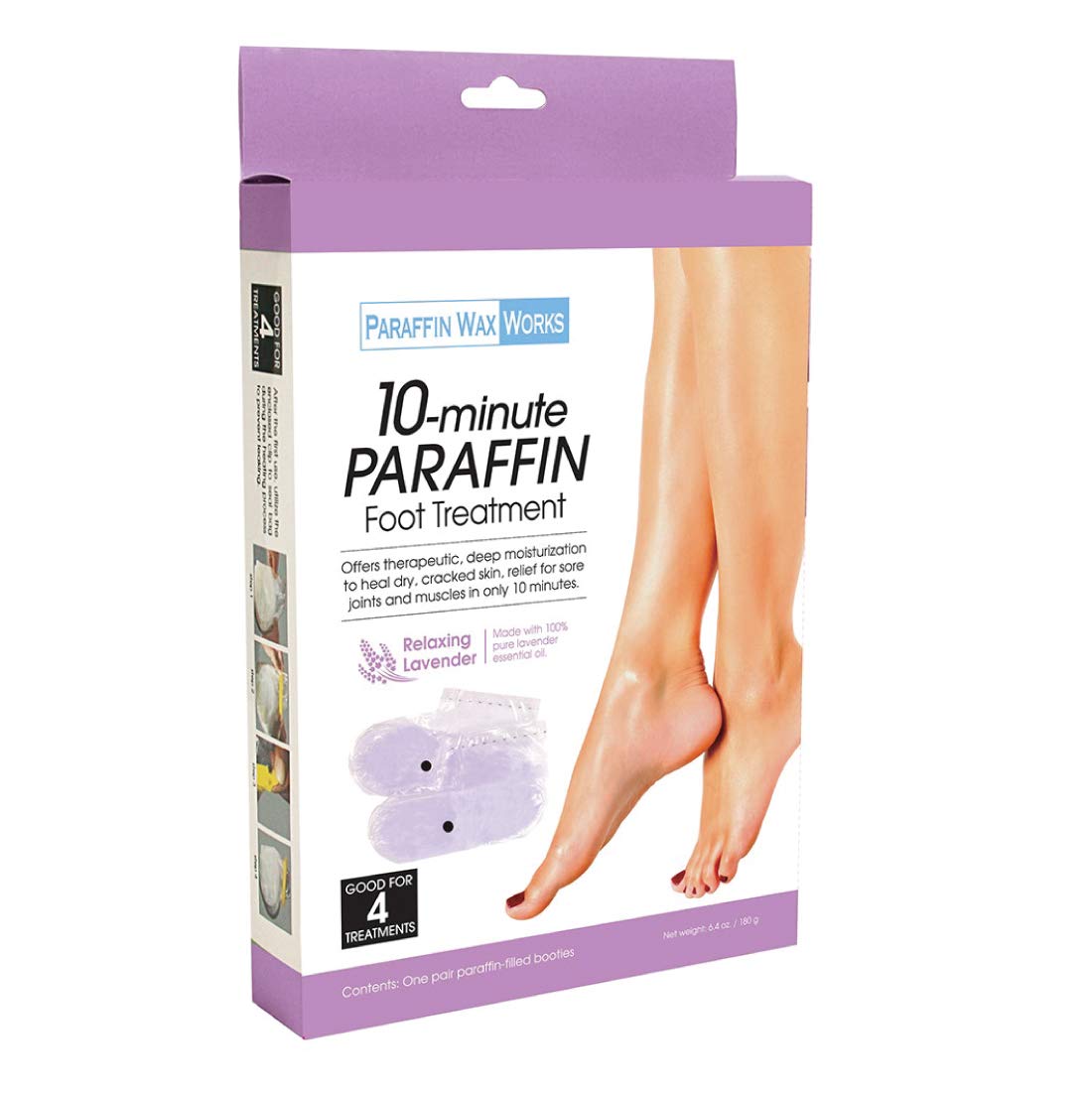 Paraffin Wax Works front packaging showing one-pair and lavender scent benefit
