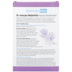 Paraffin Wax Works lavender glove close-up highlighting infused oils for soft skin