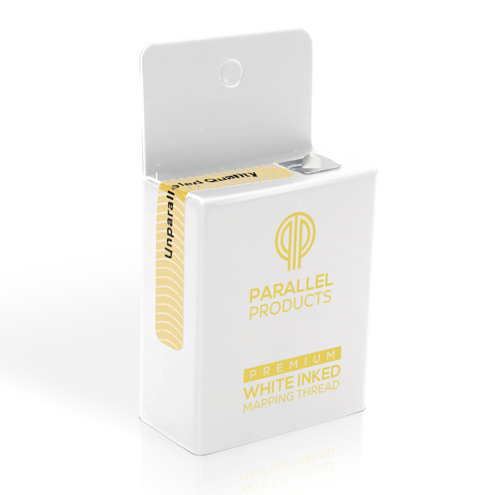 PARALLEL PRODUCTS thread tip close-up emphasizing 1 mm precision