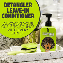 Pardon My Fro being applied to curly hair adding hydration and easing comb-throughs