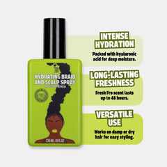 Pardon My Fro before and after scalp showing visible soothing benefit