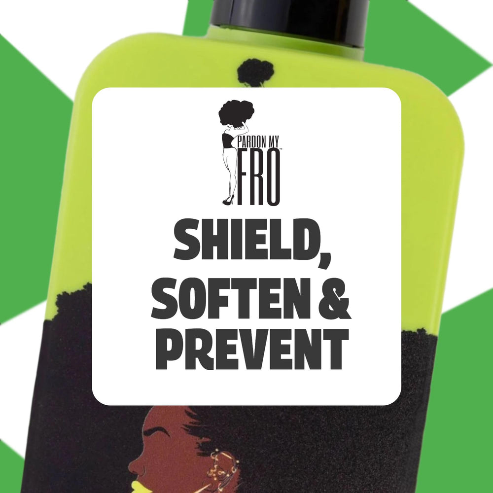 Pardon My Fro used during detangling showing reduced snagging benefit
