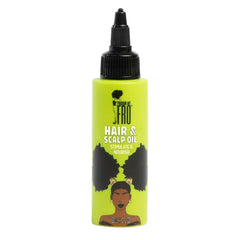 Pardon My Fro front bottle showing label and 2 fl oz size benefit: clarity