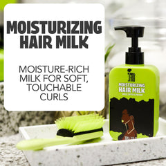 Pardon My Fro bottle next to ruler showing 12 fl oz long-lasting benefit