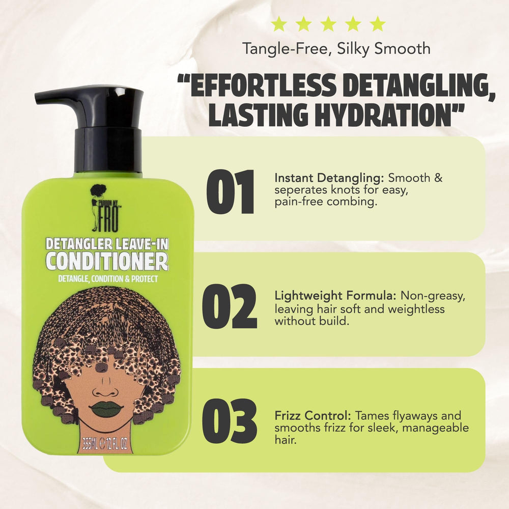 Pardon My Fro product texture closeup highlighting lightweight formula for smooth slip