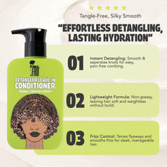 Pardon My Fro product texture closeup highlighting lightweight formula for smooth slip