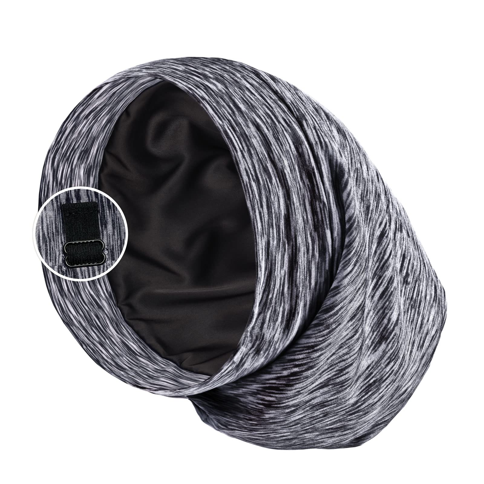 PARISBELLA front view dark grey bonnet showing secure fit and style benefit