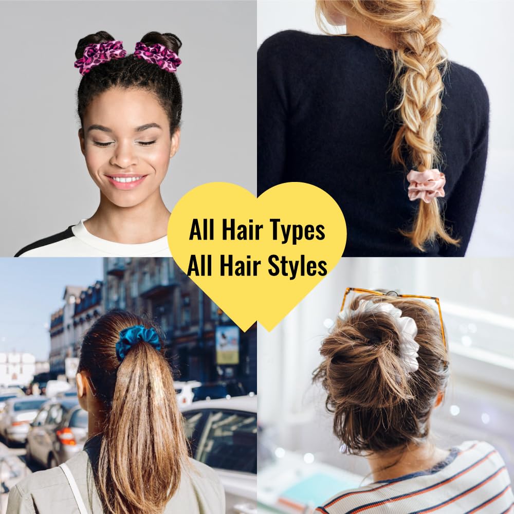 PARISBELLA styled in thin hair bun showing gentle grip and reduced creasing