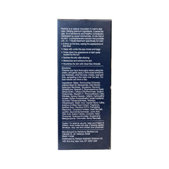 Particle after shave application displaying soothing finish and comfortable skin feel