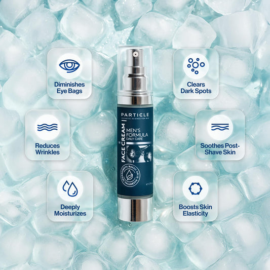 Particle texture closeup highlighting smooth cream consistency for quick absorption