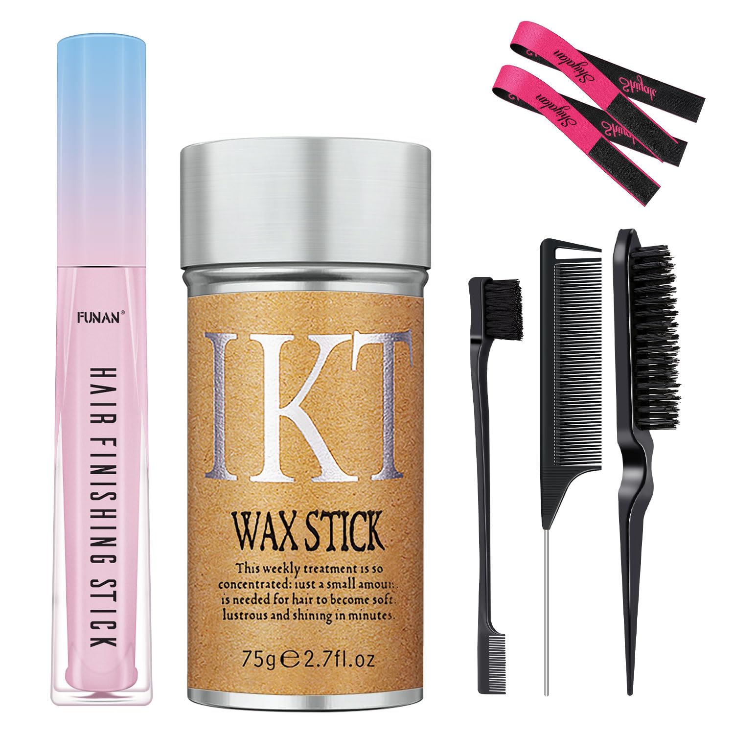 PasaRose front packaging showcasing the full 7-piece styling kit benefit