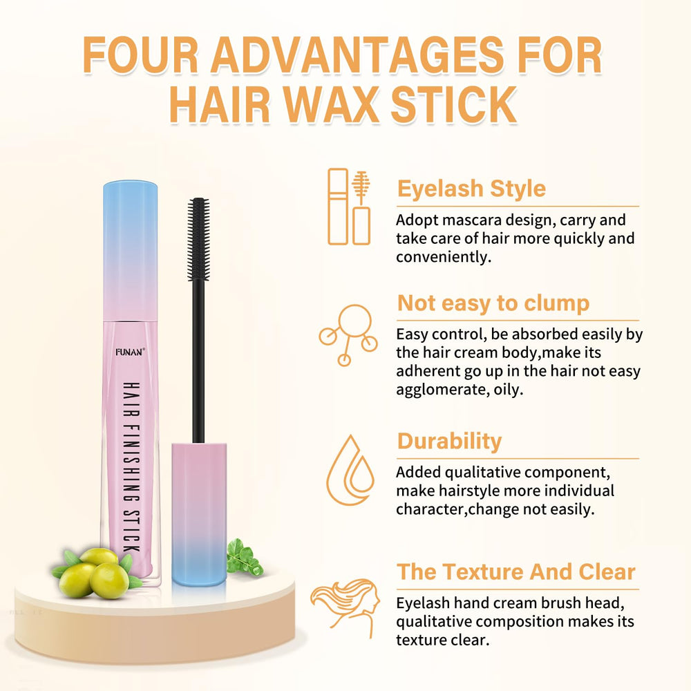 PasaRose in-use on baby hair illustrating neat, long-lasting hold benefit