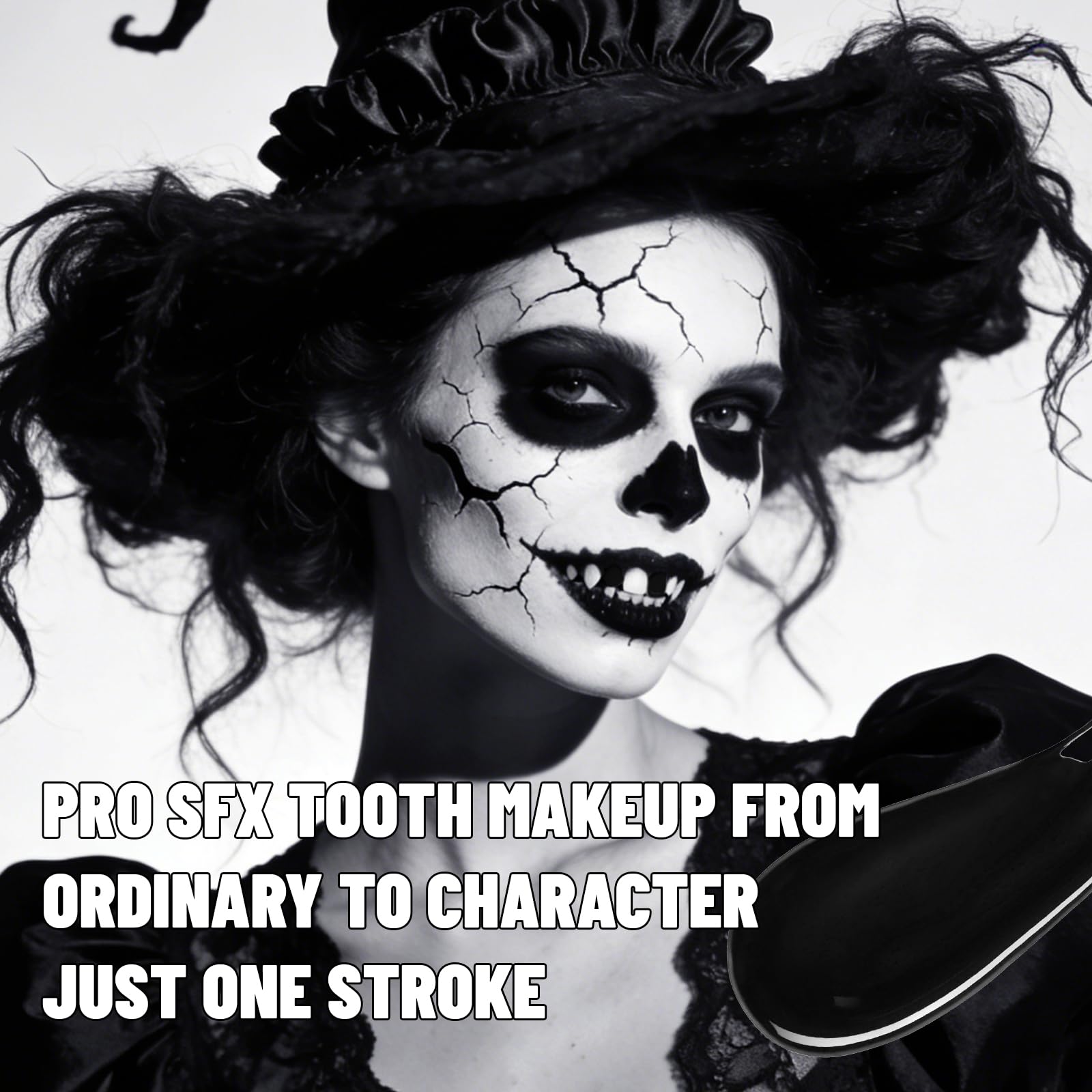 Before and after smile using PASNOWFU, dramatic transformation for performances