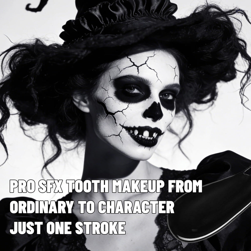 Before and after smile using PASNOWFU, dramatic transformation for performances