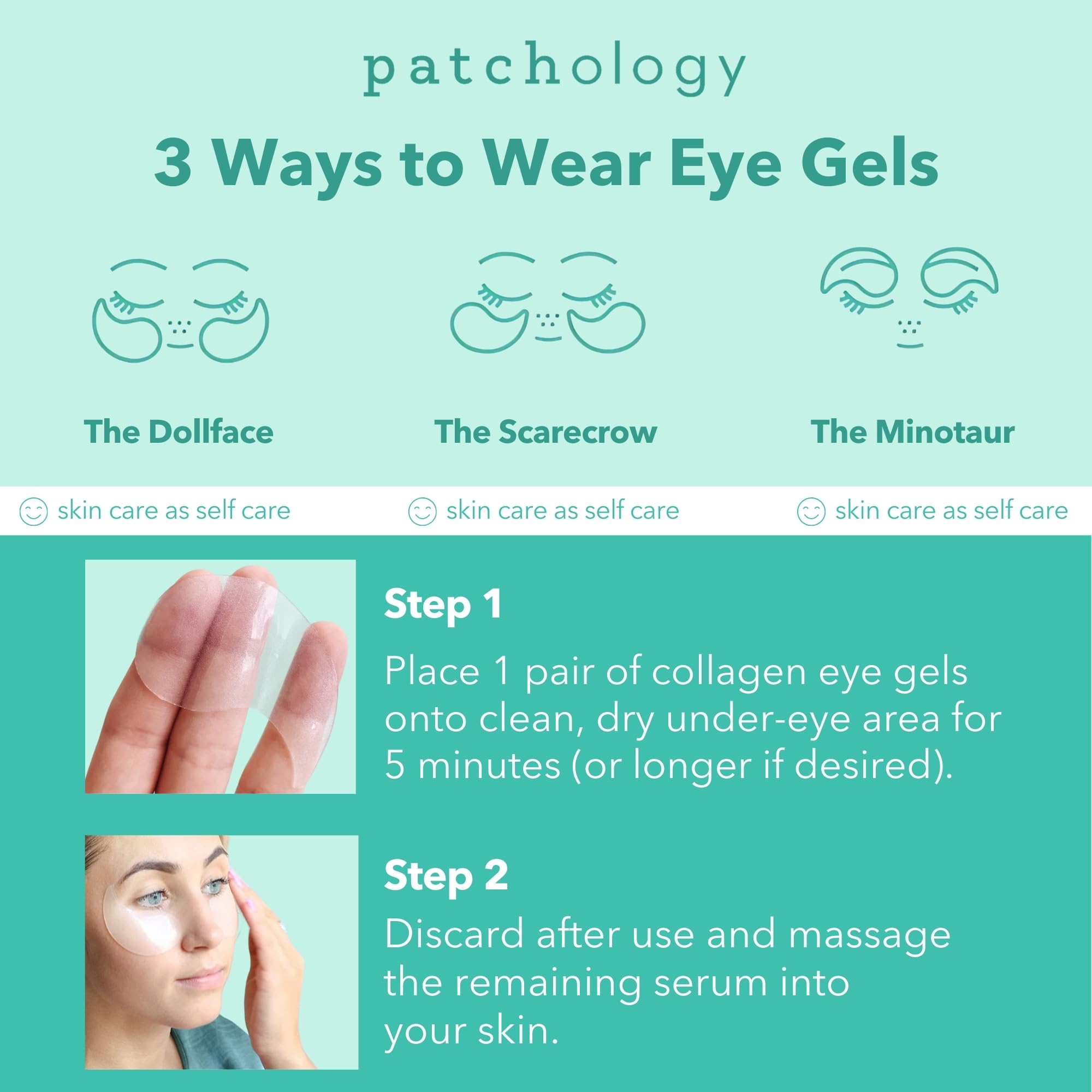 Patchology patches chilled in fridge illustrating enhanced cooling and soothing effect