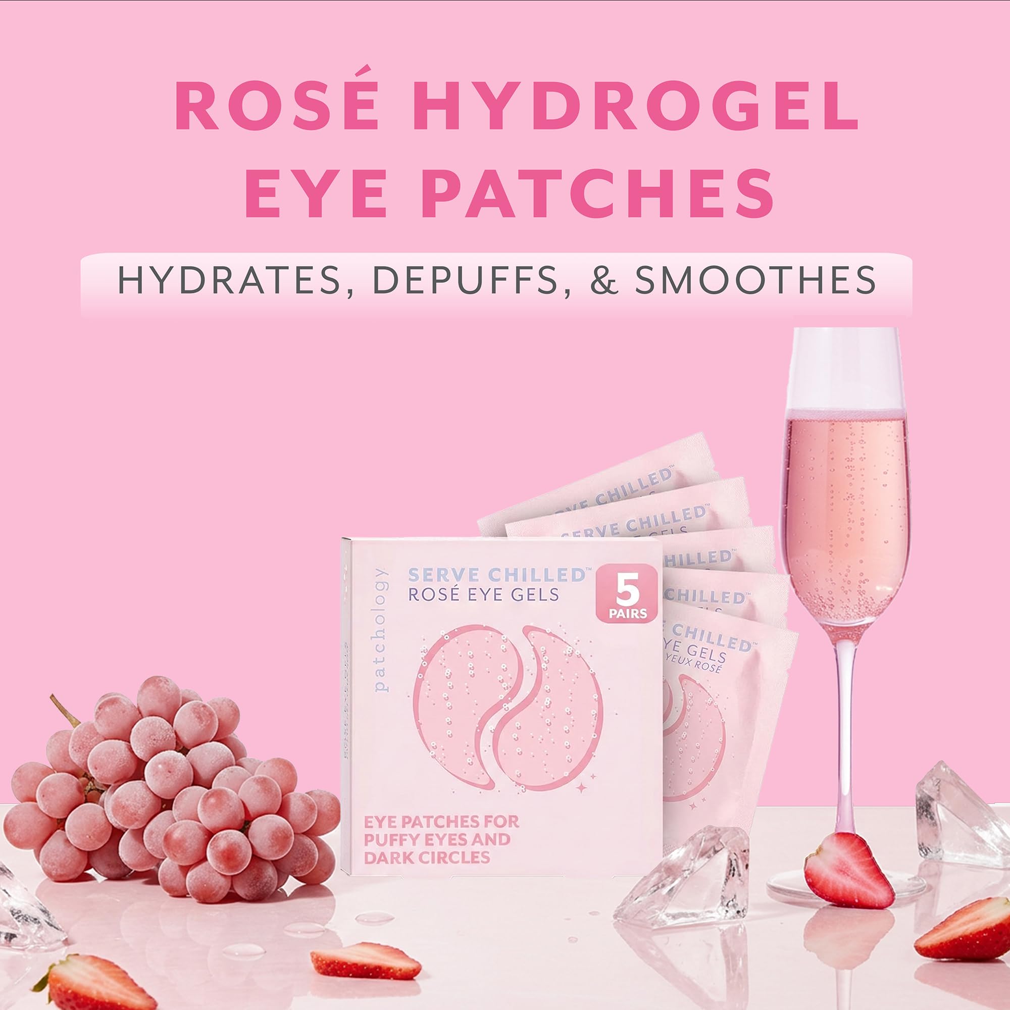 Patchology close-up gel texture highlighting hydration delivery