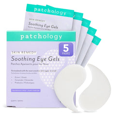 Patchology front packaging showing five-pack and benefits for fast refresh