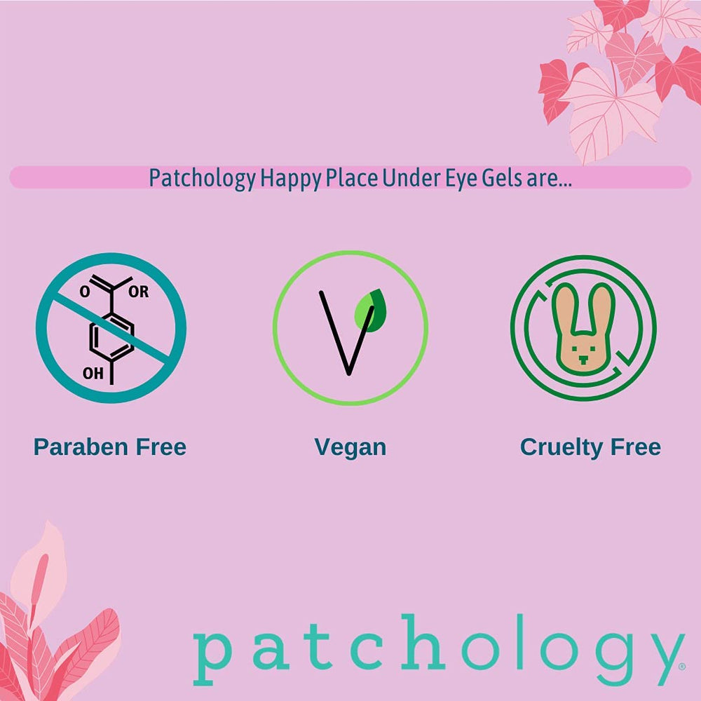 Patchology Happy Place size comparison with coin illustrating compact, travel-ready design