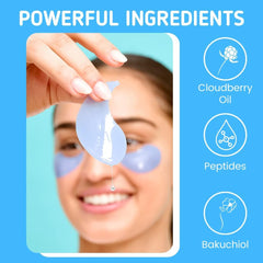 Patchology cloudberry oil droplet representing antioxidant-rich brightening benefits for under eyes