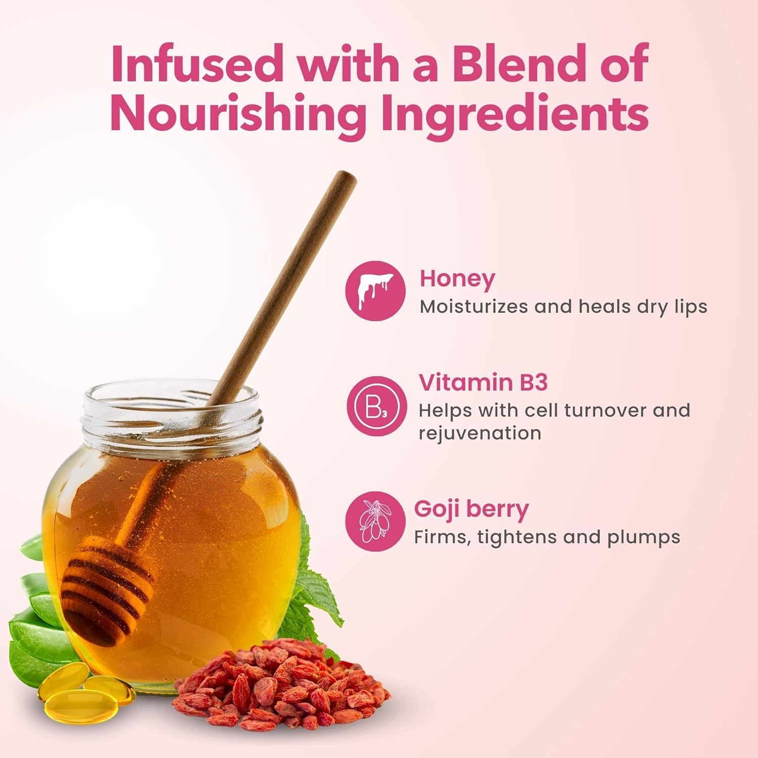 Patchology ingredient label and bottle highlighting nourishing blend