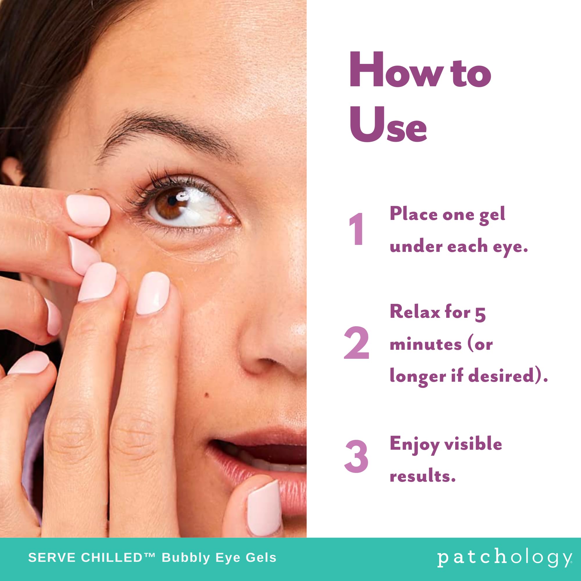 Patchology ingredients label view emphasizing niacinamide and vitamin C benefits