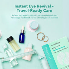 Patchology in a relaxed spa setting conveying indulgent self-care and calming relief