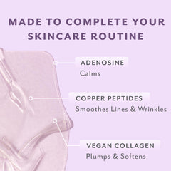 Patchology mask applied on neck demonstrating contouring benefit