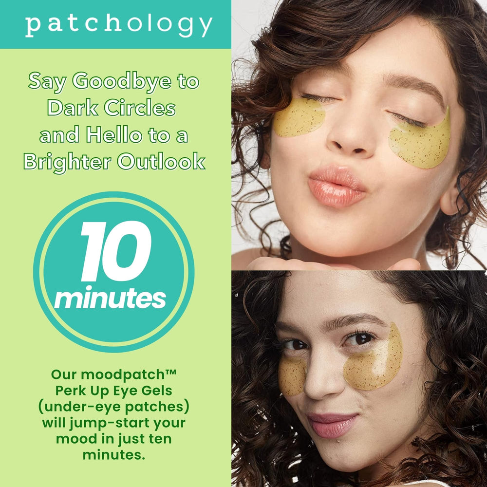 Patchology packaging label detail with usage directions for quick application