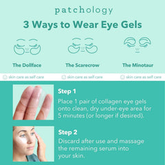 Patchology serum texture on fingertip for concentrated hydration