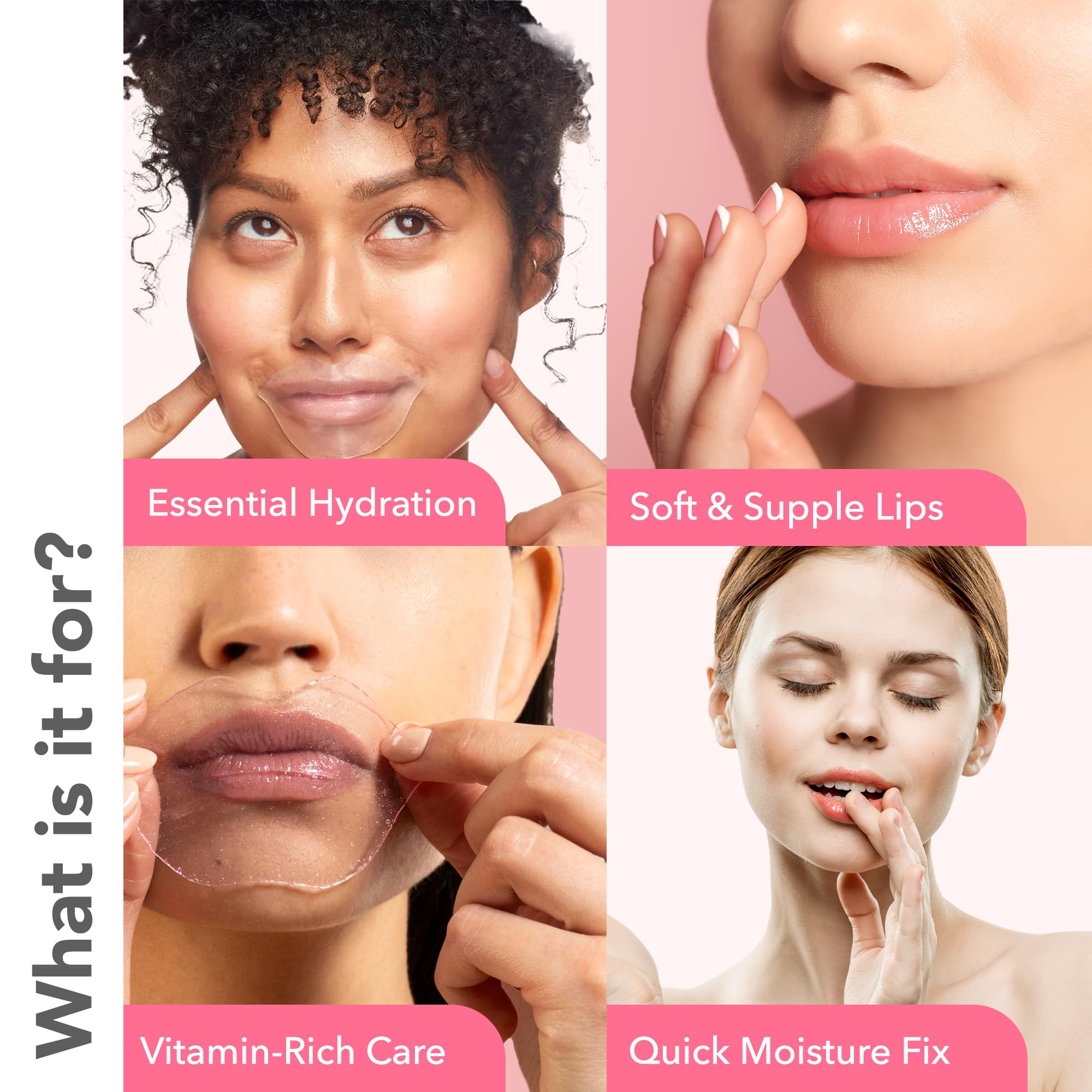 Patchology single sealed lip mask sachet ready for travel and mess-free use