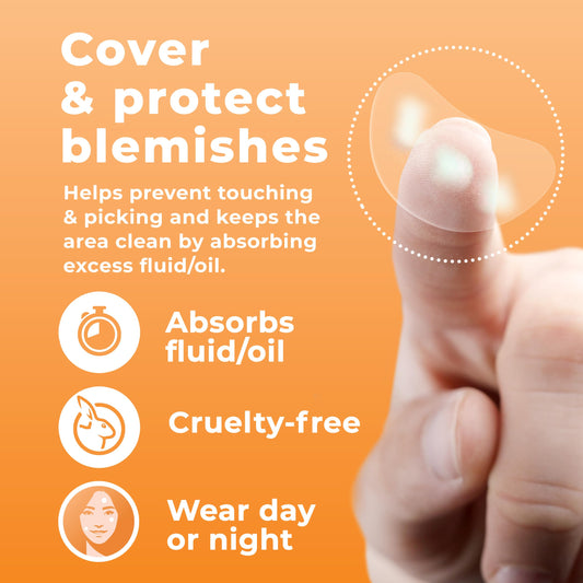 PatchRx close-up of hydrocolloid texture highlighting absorption benefit