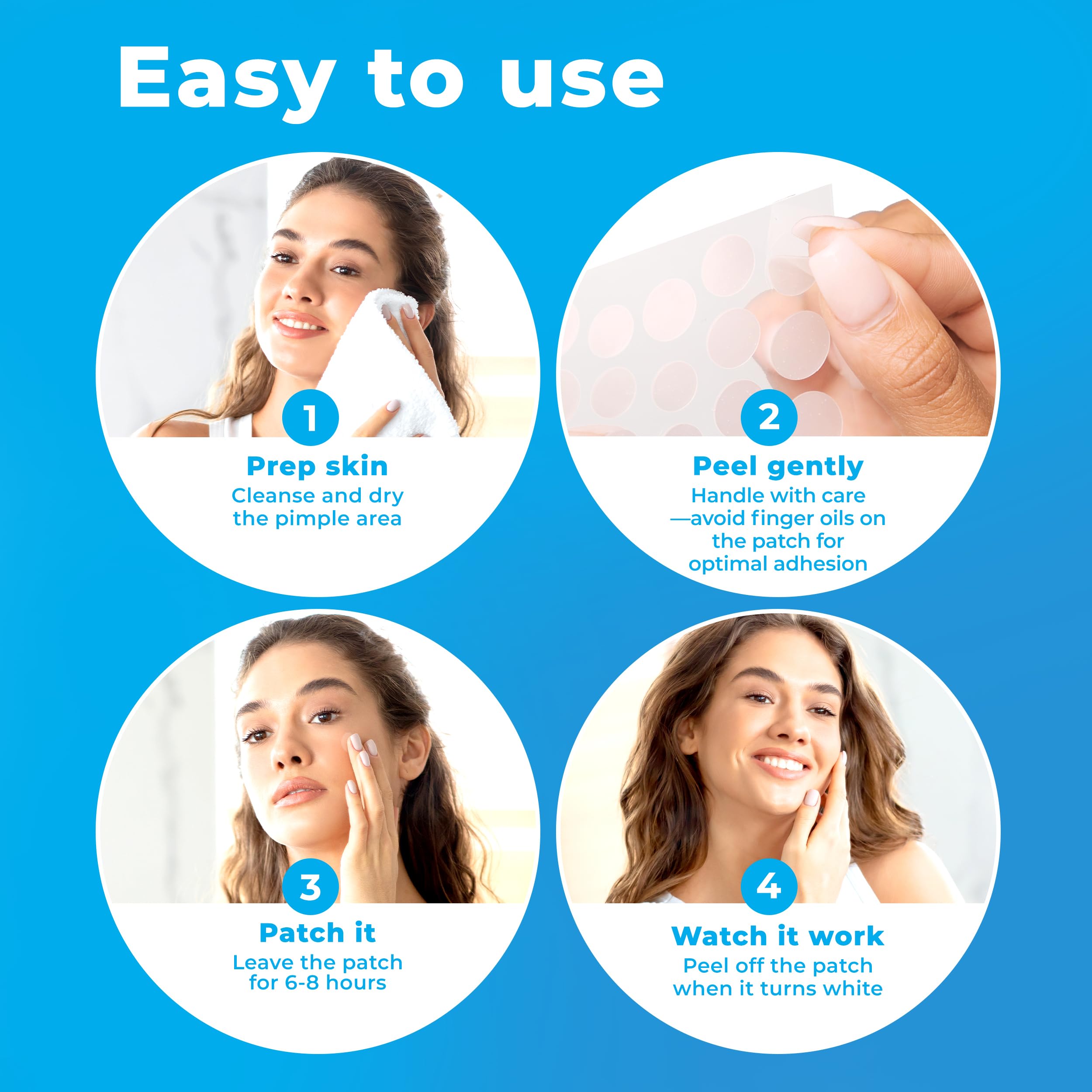 PatchRx patches on bathroom vanity styled scene showing daily routine convenience benefit