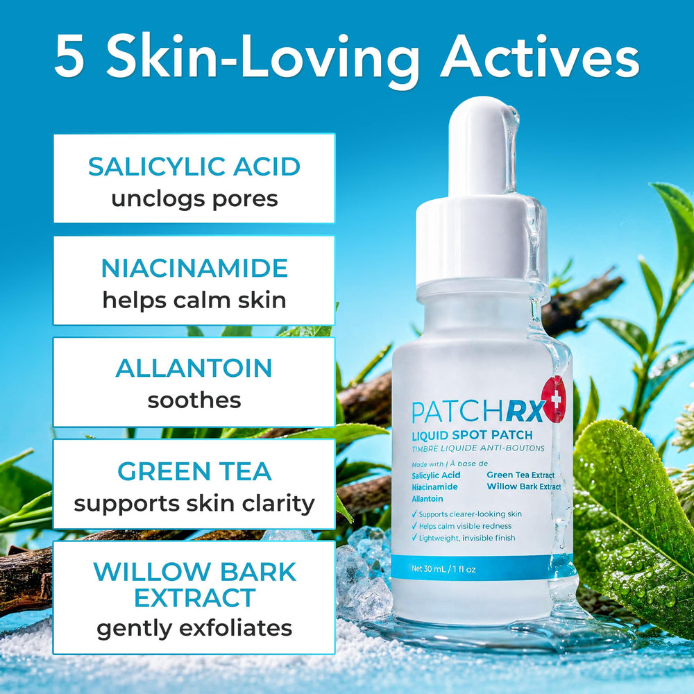PatchRx being dabbed onto a blemish benefit: concentrated actives stay in place