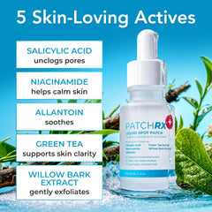PatchRx being dabbed onto a blemish benefit: concentrated actives stay in place