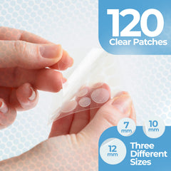 PatchRx layout showing three patch sizes with clear fit options benefit customization
