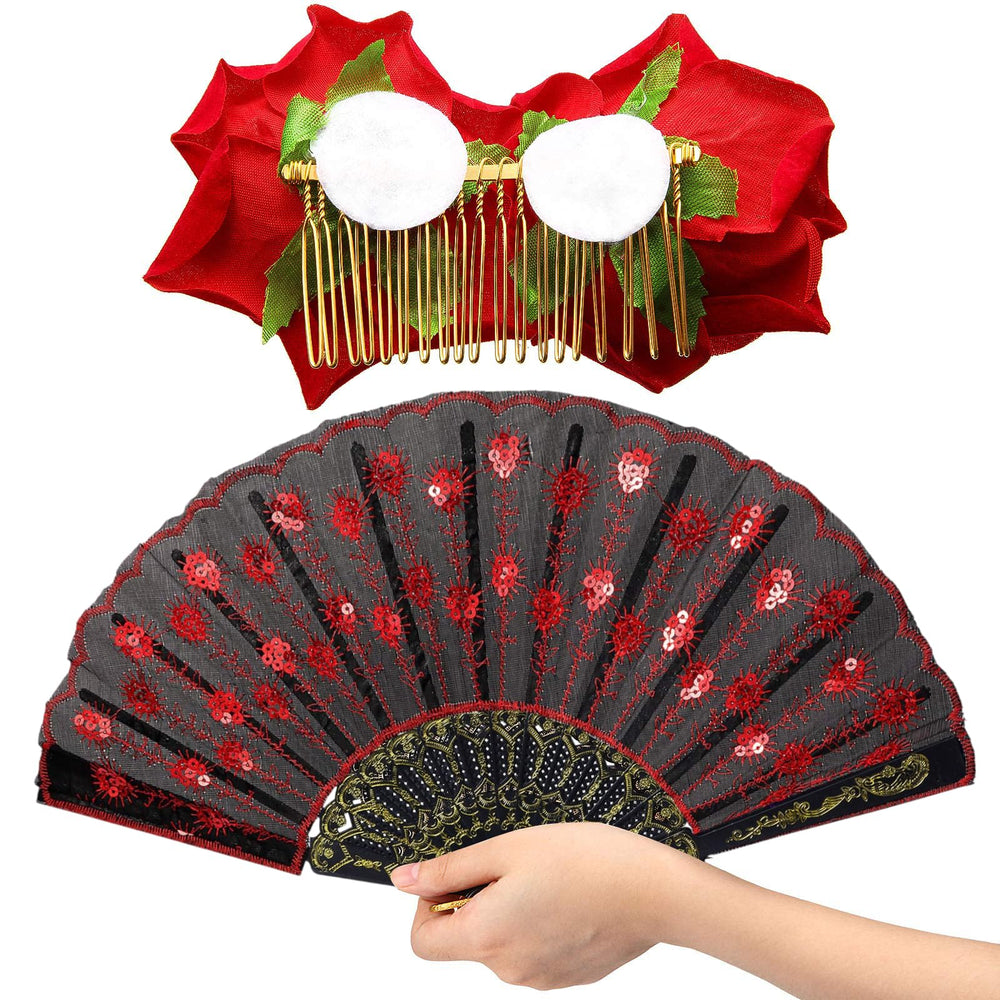 Patelai accessories used in flamenco performance adding dramatic visual impact
