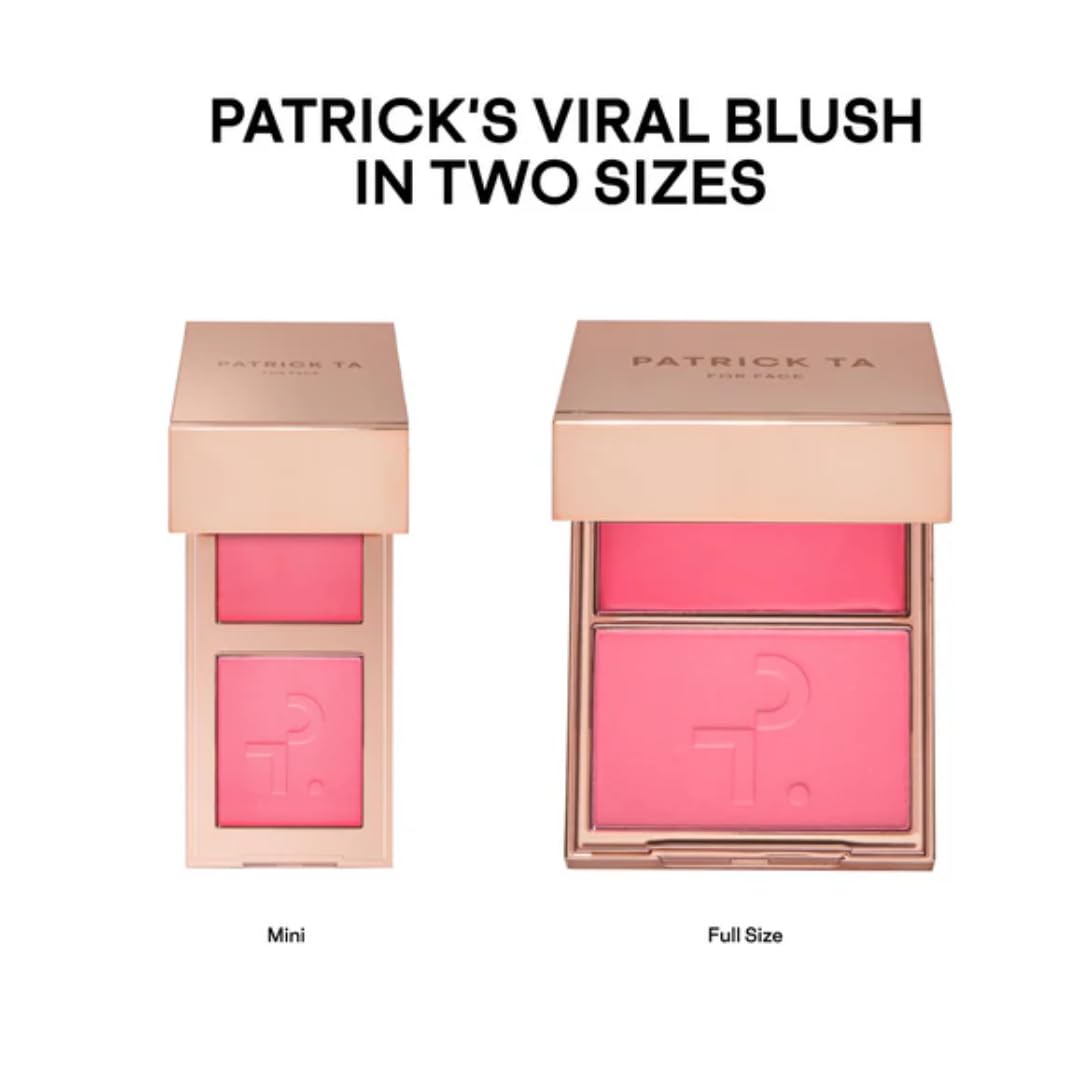 PATRICK TA compact beside everyday items showing travel-ready size benefit