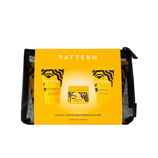 PATTERN mesh cosmetic bag detail highlighting breathable storage and stylish portability