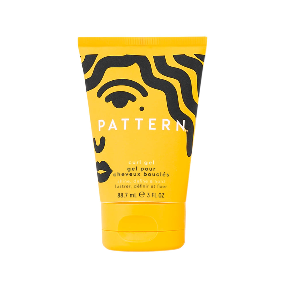 PATTERN Curl Gel tube with gel texture illustrating hold and curl-enhancing finish