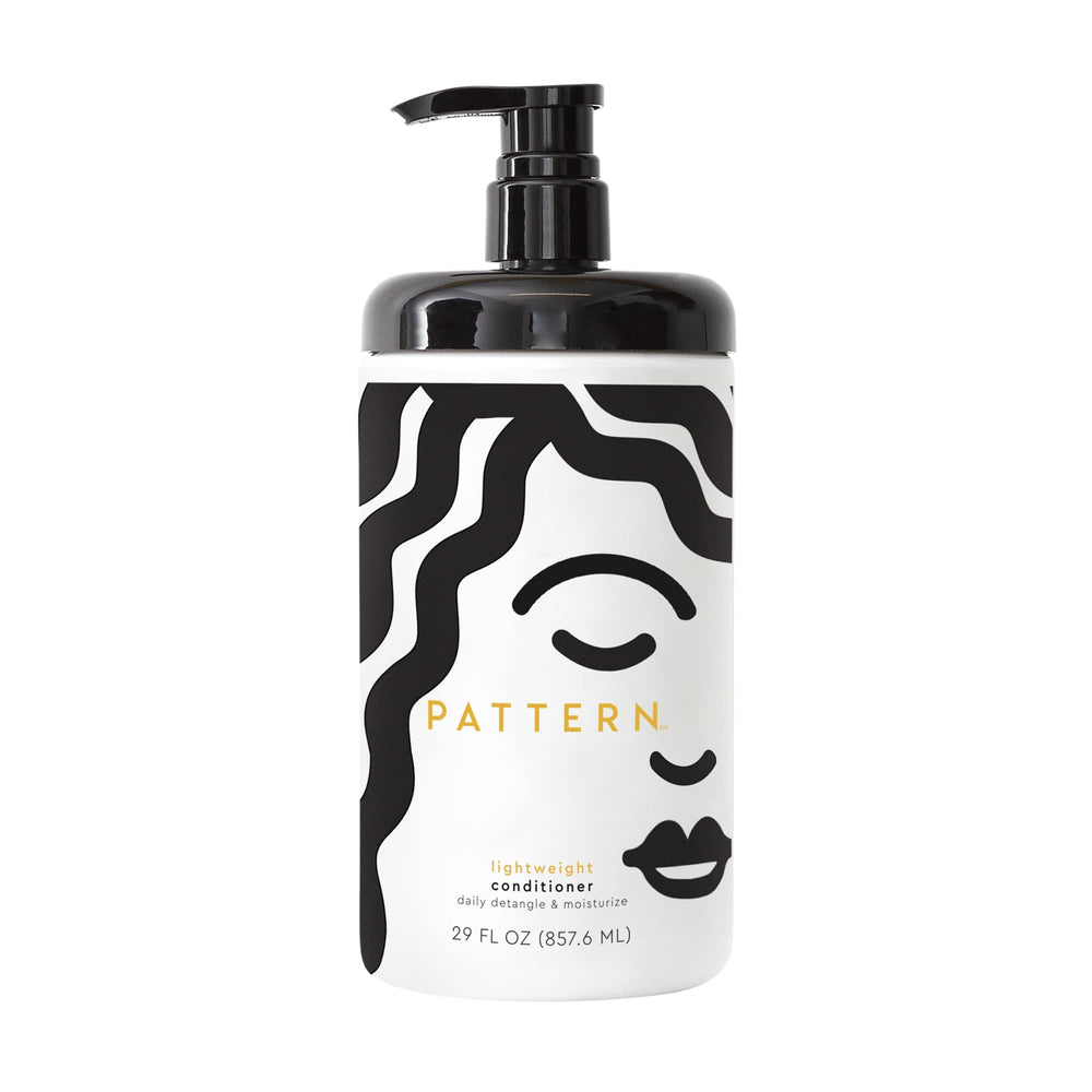 PATTERN front packaging of lightweight conditioner showing size and benefits