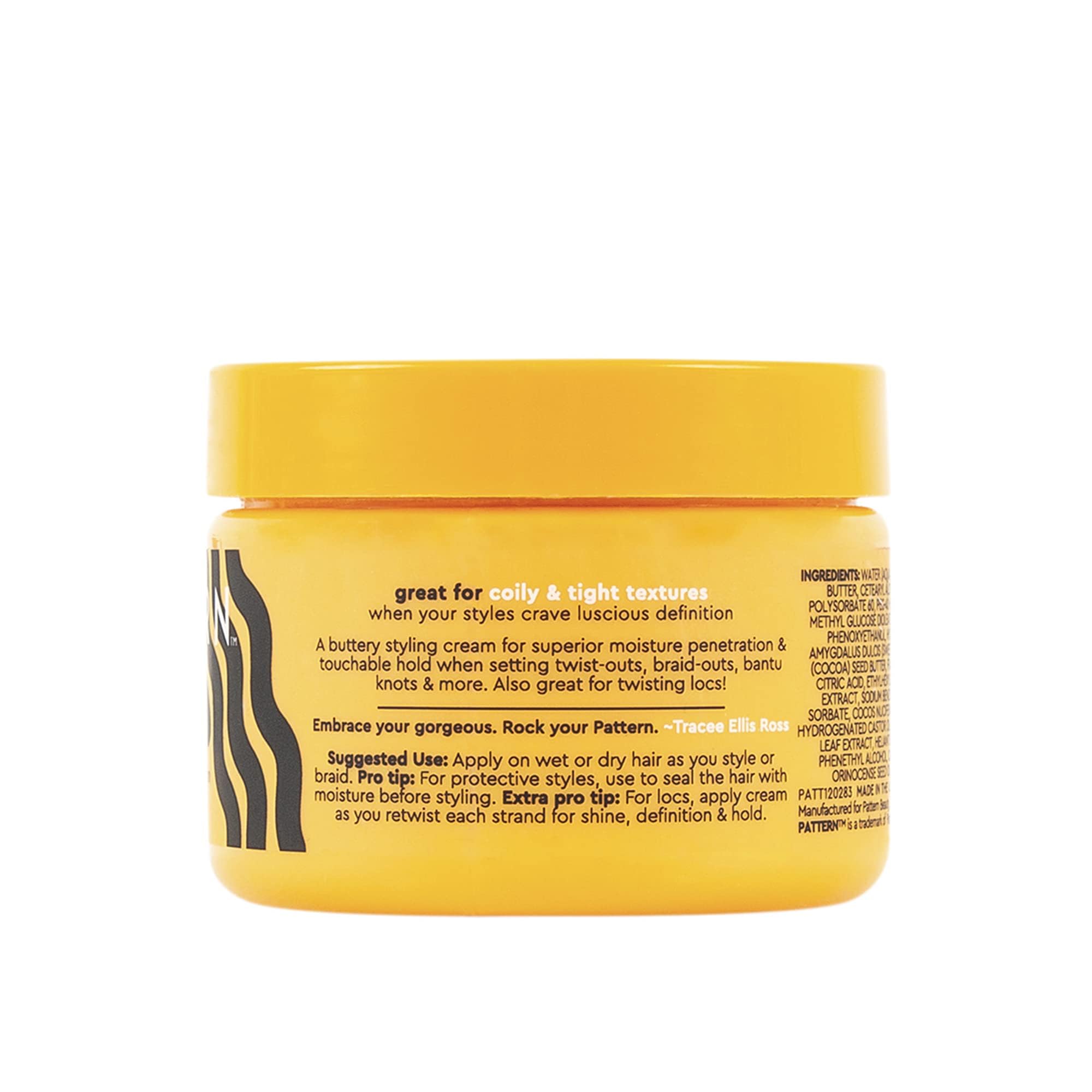 PATTERN hair being diffused while styled to show defined curls and volume benefit