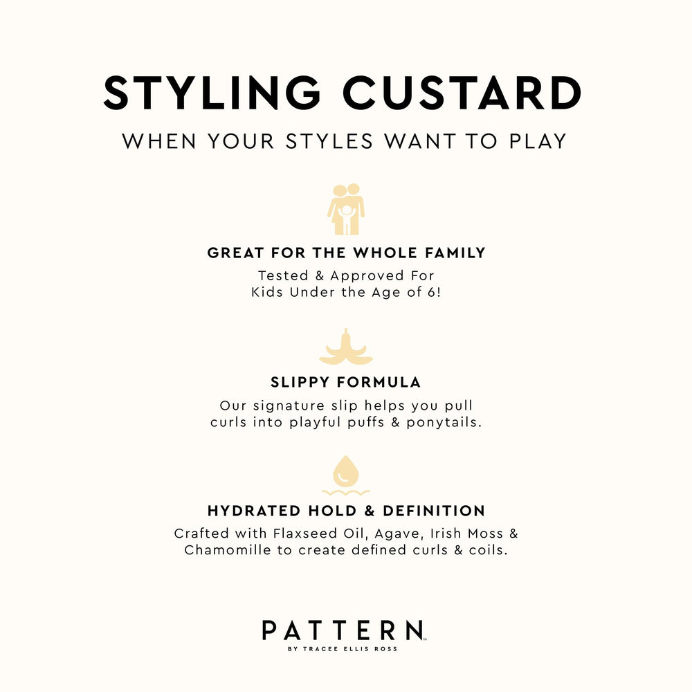 PATTERN styling custard jar open, adds high shine and strong definition