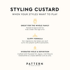 PATTERN styling custard jar open, adds high shine and strong definition