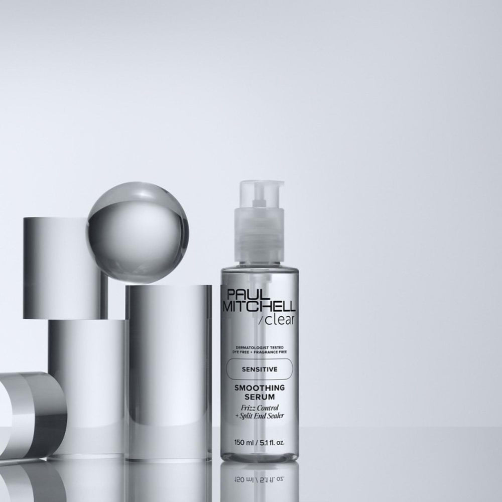 Paul Mitchell applied to damp hair aiding faster drying and smoother styling
