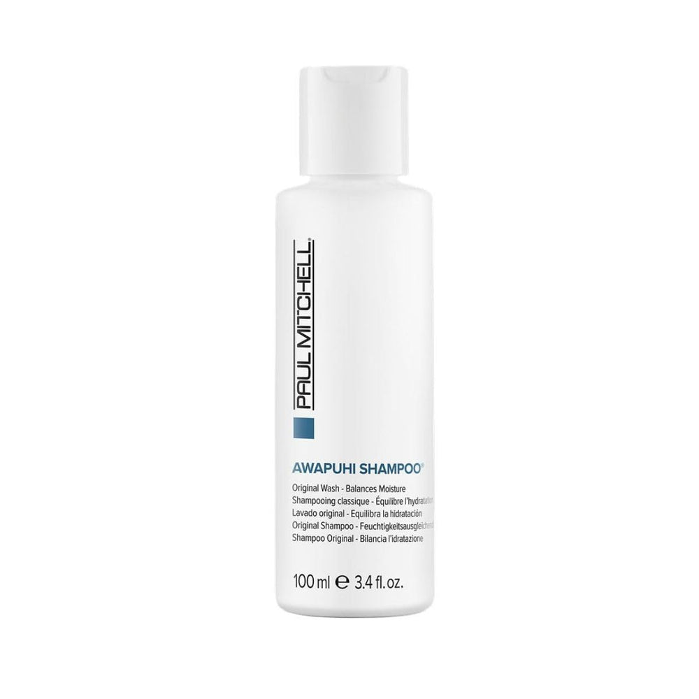 Paul Mitchell Awapuhi front bottle showing sleek packaging and travel-size convenience