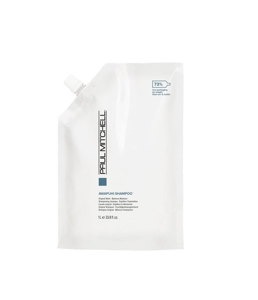 Paul Mitchell bottle front packaging showing product and size benefits