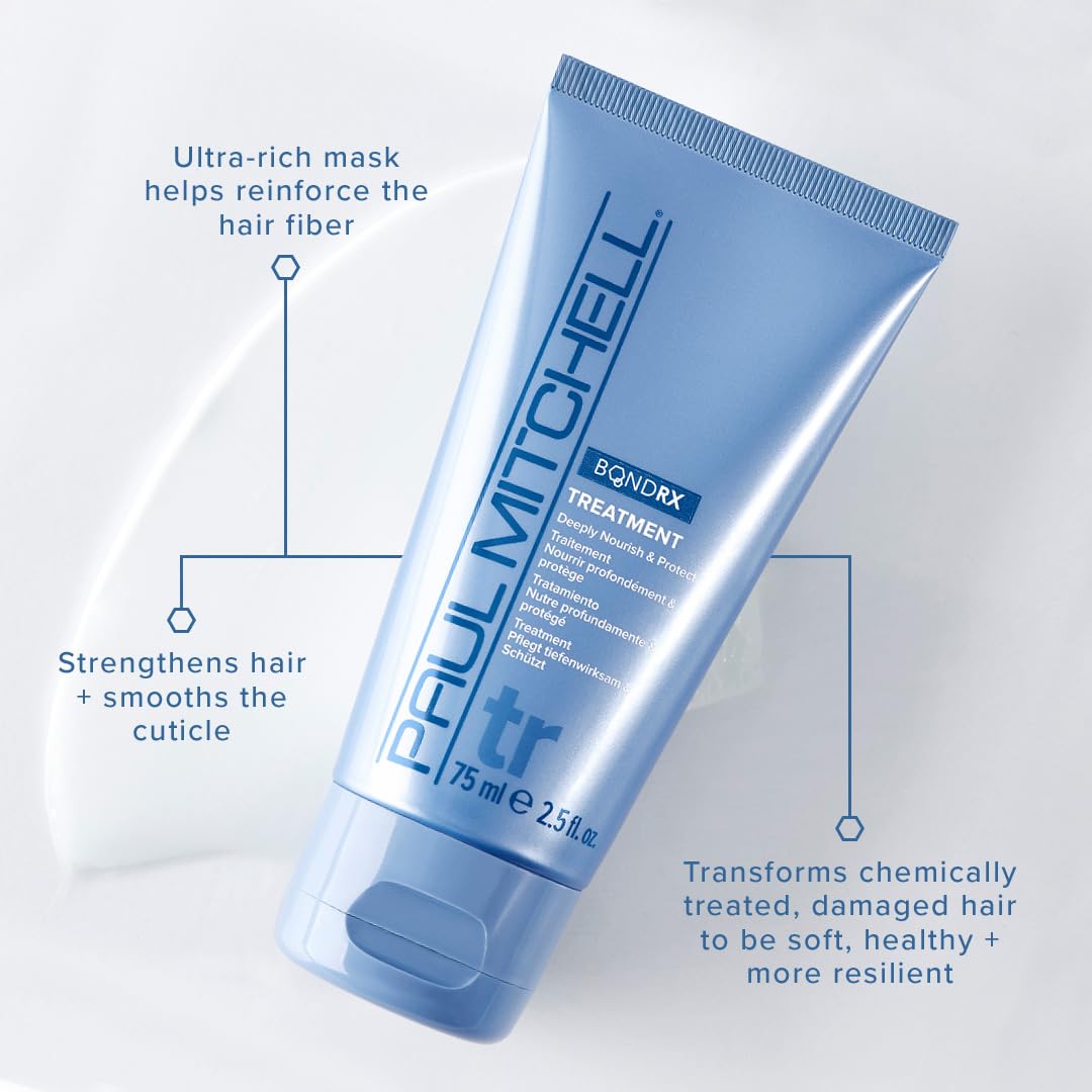 Paul Mitchell Bond Rx open jar texture illustrating rich creaminess for deep conditioning